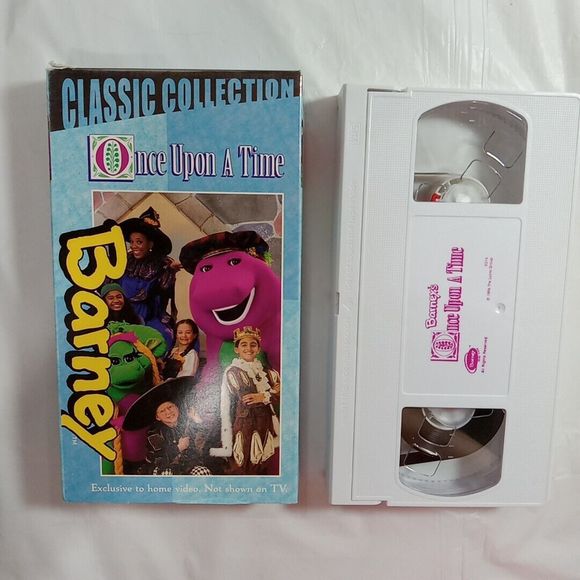 Once Upon A Time Barney Vhs - Picture 1 of 3